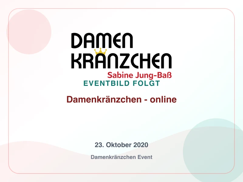Damenkränzchen - online